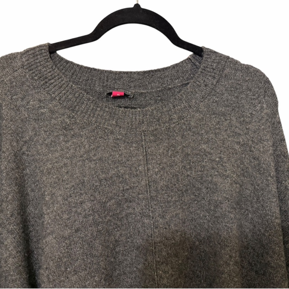 Vince Camuto Women’s Gray Scoopneck Pullover Sweater - Picture 2 of 11